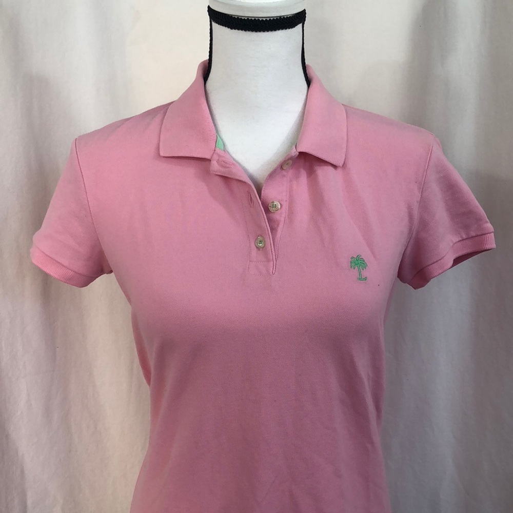 Lily Pulitzer pink island polo small - Picture 2 of 8